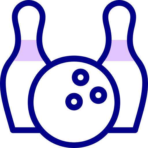 bowling Detailed Mixed Lineal color icon