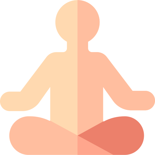 meditation Basic Rounded Flat icon