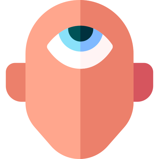Третий глаз Basic Rounded Flat иконка