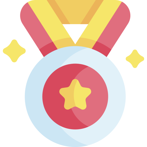Medallion Kawaii Flat icon