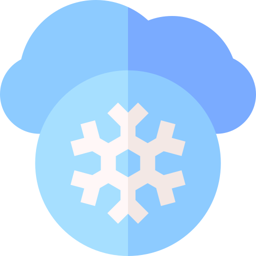 Śnieg Basic Straight Flat ikona