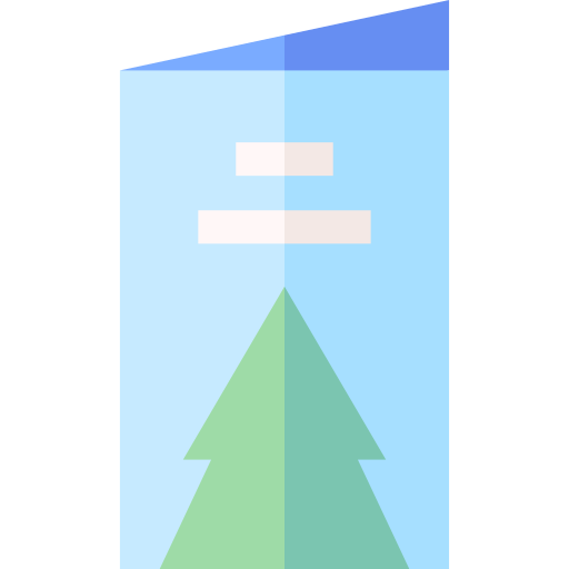 パンフレット Basic Straight Flat icon