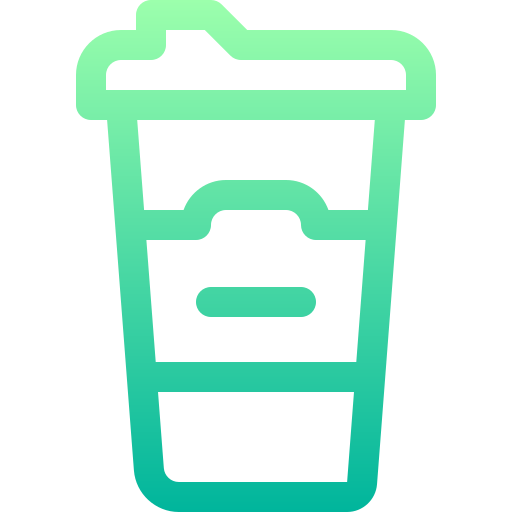 コーヒーカップ Basic Gradient Lineal color icon