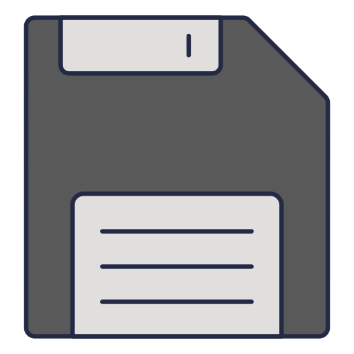 disquete Dinosoft Lineal Color Ícone