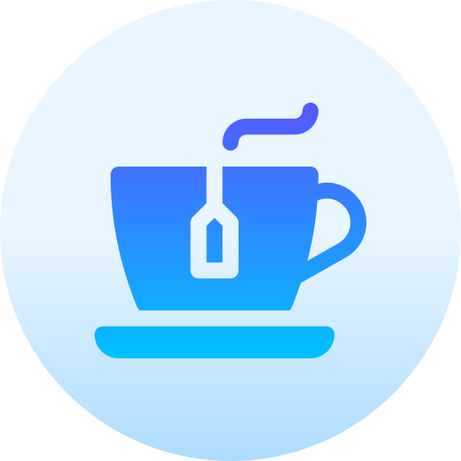 Tea cup Basic Gradient Circular icon