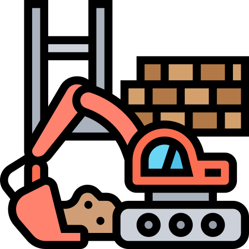 Construction site Meticulous Lineal Color icon