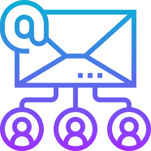 Email marketing Meticulous Gradient icon