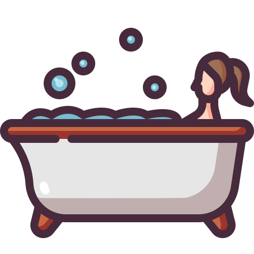 Bath tub Generic Outline Color icon