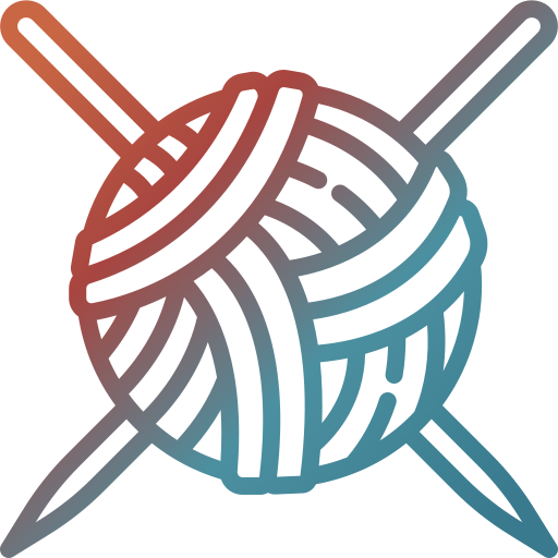 Knitting Generic Gradient icon