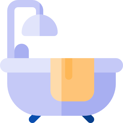 bañera Basic Rounded Flat icono