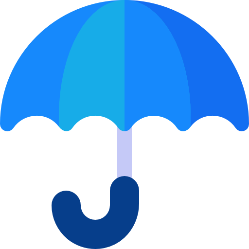 우산 Basic Rounded Flat icon