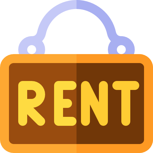 Rent Basic Rounded Flat icon