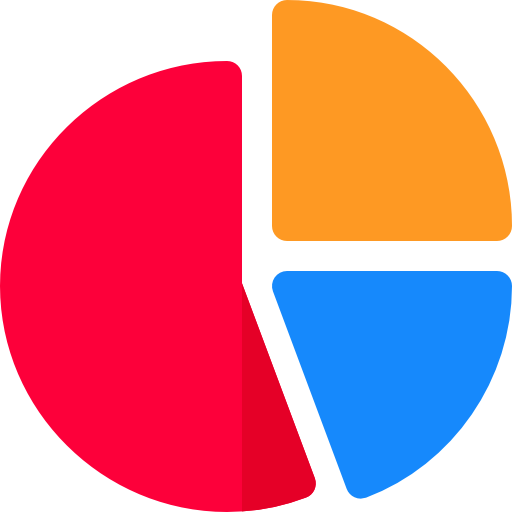 kuchendiagramm Basic Rounded Flat icon