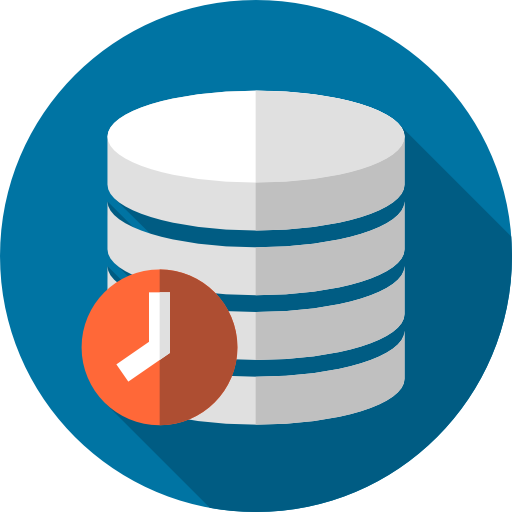 Database Flat Circular Flat icon