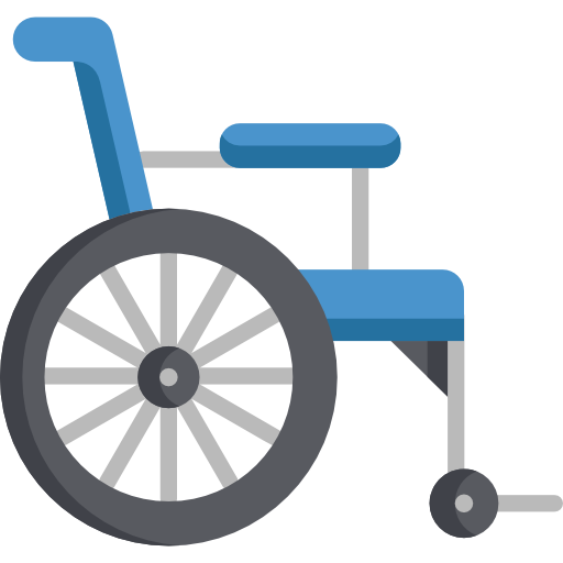 cadeira de rodas Special Flat Ícone