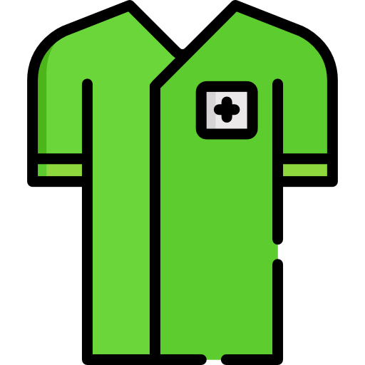 Patient robe Special Lineal color icon