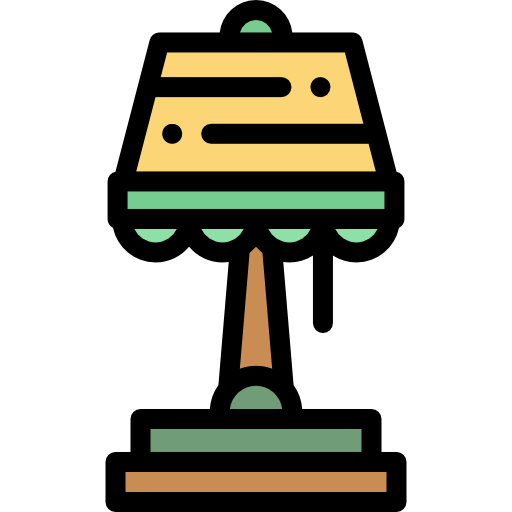 Lamp Detailed Rounded Lineal color icon