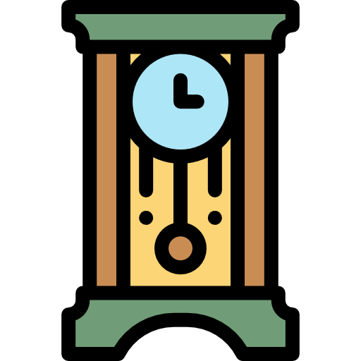 Clock Detailed Rounded Lineal color icon