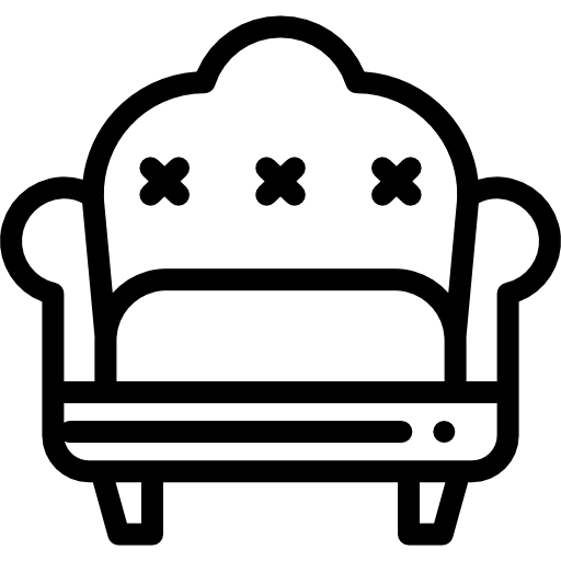 안락 의자 Detailed Rounded Lineal icon