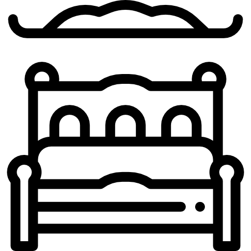 Постель Detailed Rounded Lineal иконка
