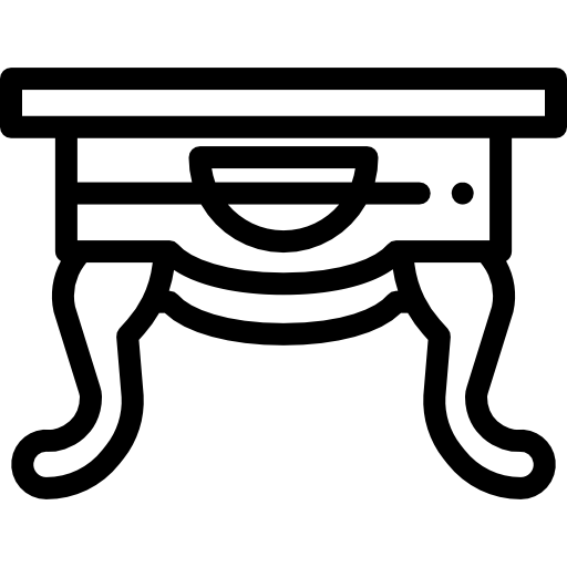 コーヒーテーブル Detailed Rounded Lineal icon