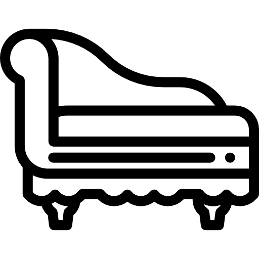 ソファー Detailed Rounded Lineal icon