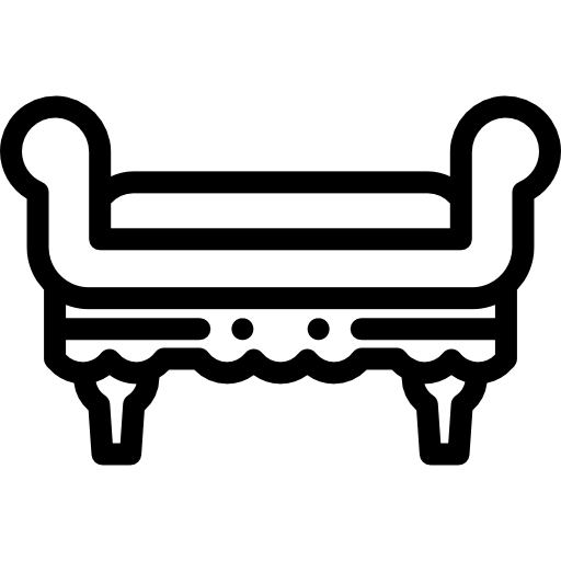 Диван Detailed Rounded Lineal иконка