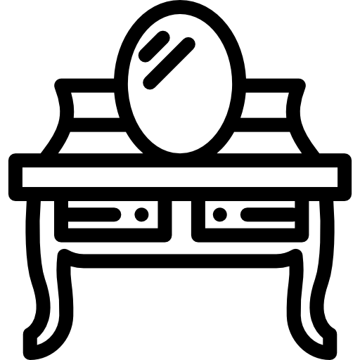 化粧台 Detailed Rounded Lineal icon