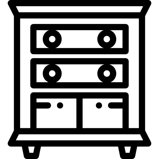 szafa Detailed Rounded Lineal ikona