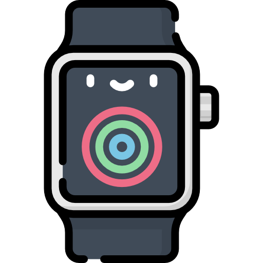 smartwatch Kawaii Lineal color icoon