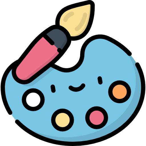 farbpalette Kawaii Lineal color icon
