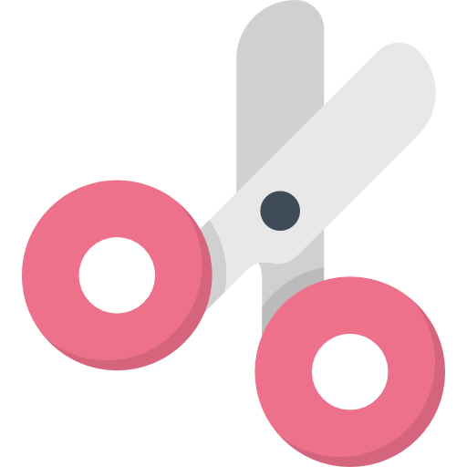 Scissors Kawaii Flat icon