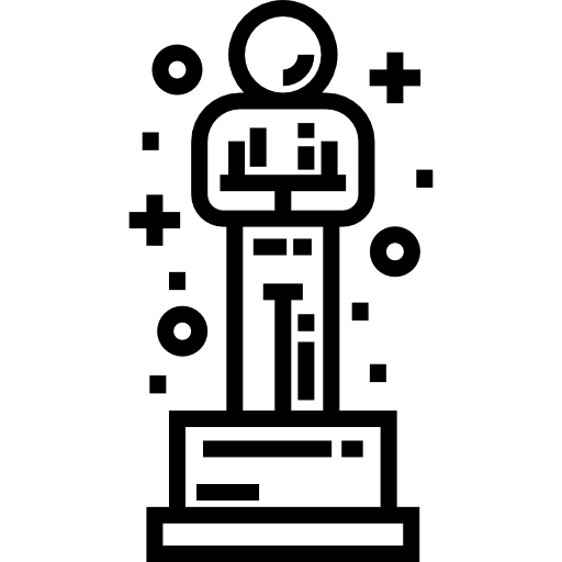 トロフィー Detailed Straight Lineal icon