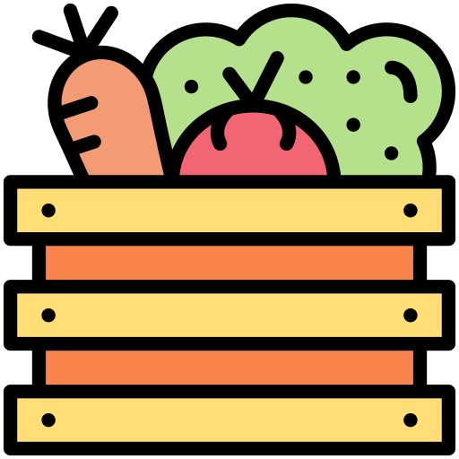 Vegetable box Generic Outline Color icon