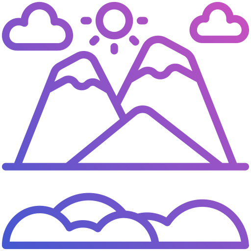 Mountain Generic Gradient icon