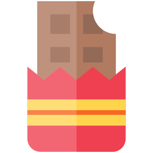 chocoladereep Generic Flat icoon