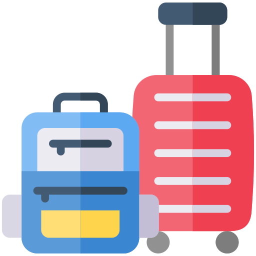 Travel luggage Generic Flat icon