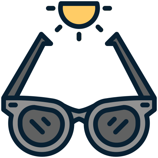 sonnenbrille Generic Outline Color icon