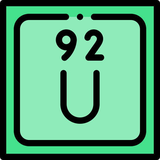 Uranium Detailed Rounded Lineal color icon