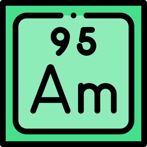 Americium Detailed Rounded Lineal color icon