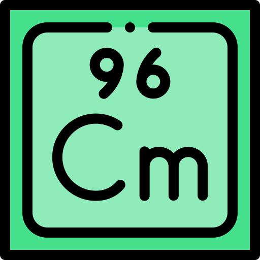 Curium Detailed Rounded Lineal color icon