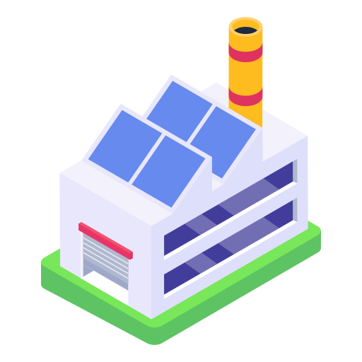 Solar house Generic Isometric icon