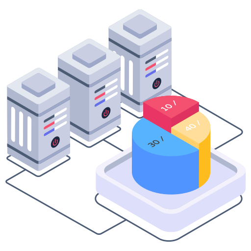 クラウドサーバー Generic Isometric icon