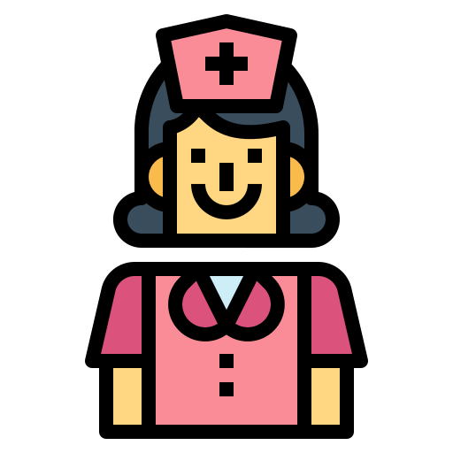 Медсестра Smalllikeart Lineal Color иконка