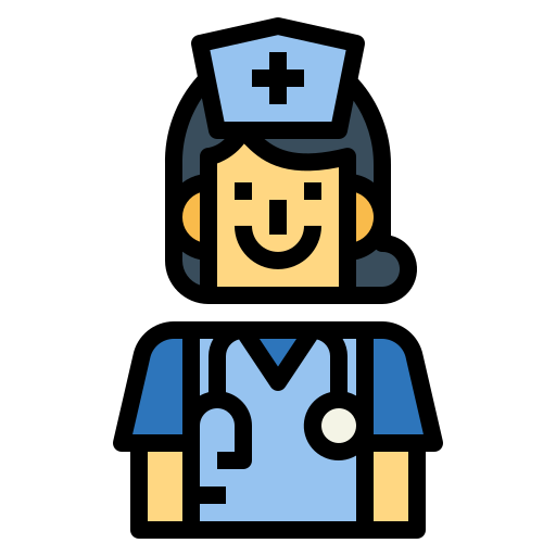 infermiera Smalllikeart Lineal Color icona