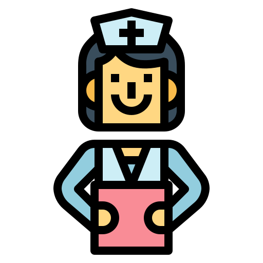 infermiera Smalllikeart Lineal Color icona