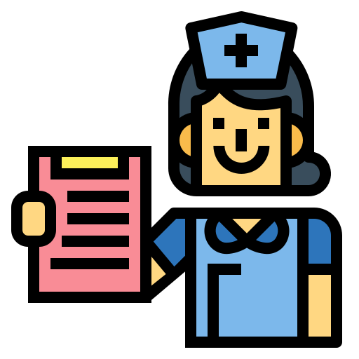 Nurse Smalllikeart Lineal Color icon