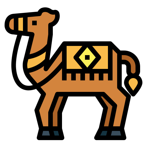 Верблюд Smalllikeart Lineal Color иконка