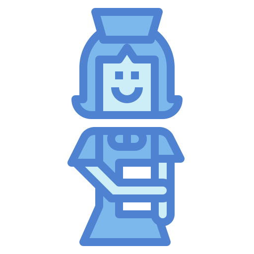 간호사 Generic Blue icon