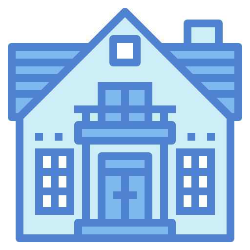 huis Generic Blue icoon